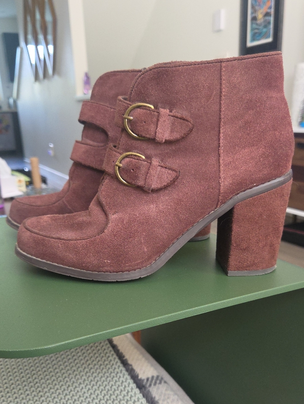 BC suede booties